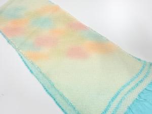 正絹　振袖用　絞り帯揚げ